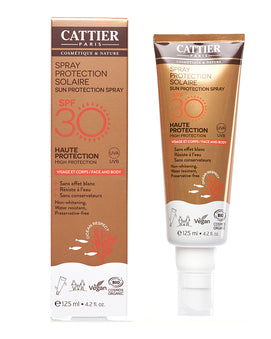 Cattier Spray Protection Solaire Spf 30 - 125ml