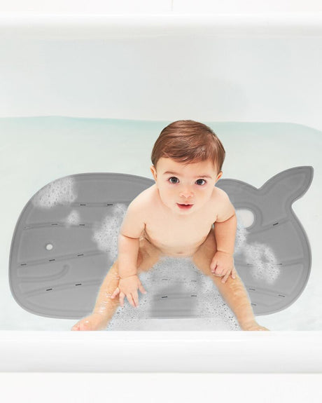 Skip Hop Tapis de bain Moby baleine - Gris