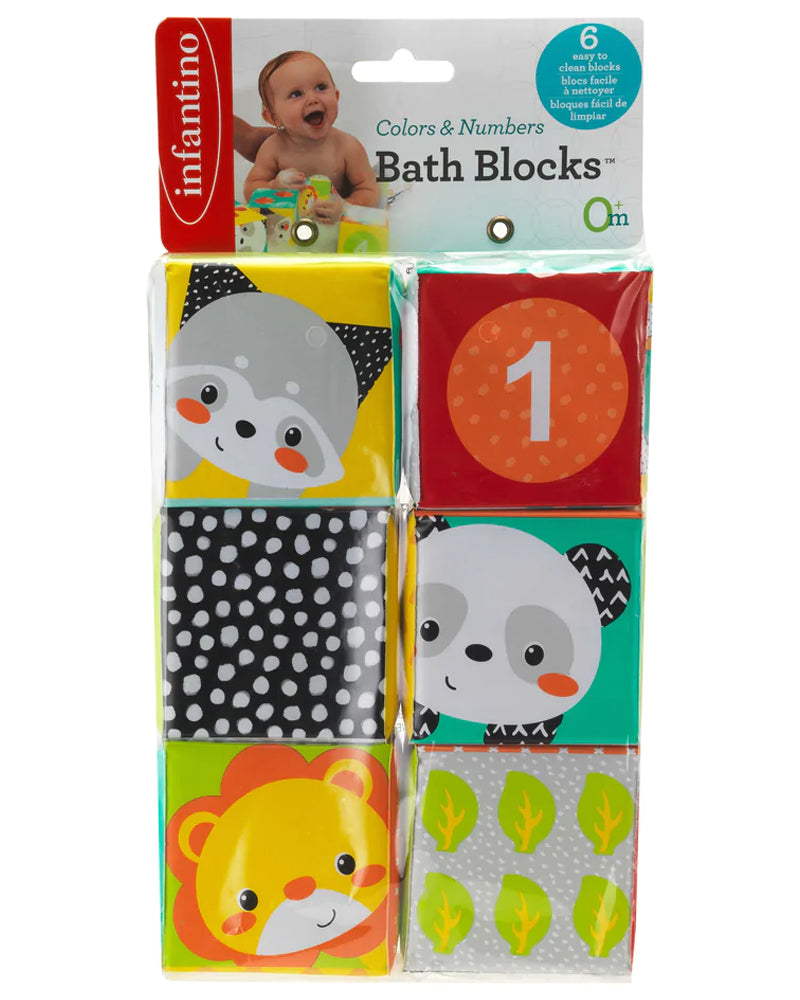 Infantino Blocs de bain couleurs & chiffres 0M+