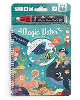 Eurekakids - Cahier à colorier à l’eau Magic Water Mer 3Ans+