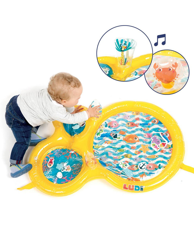 Ludi - Maxi Tapis D'eau Gonflable  10M+