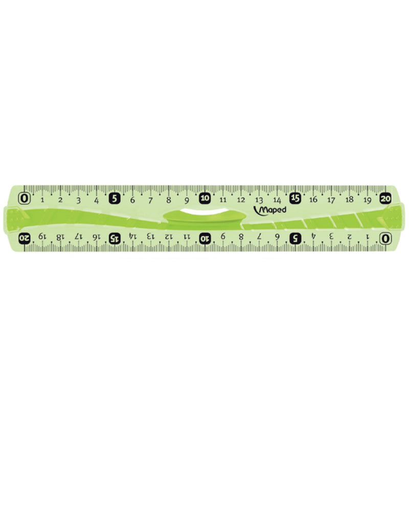 Maped Unbreakable-Flex Double Decimeter 20cm - Green