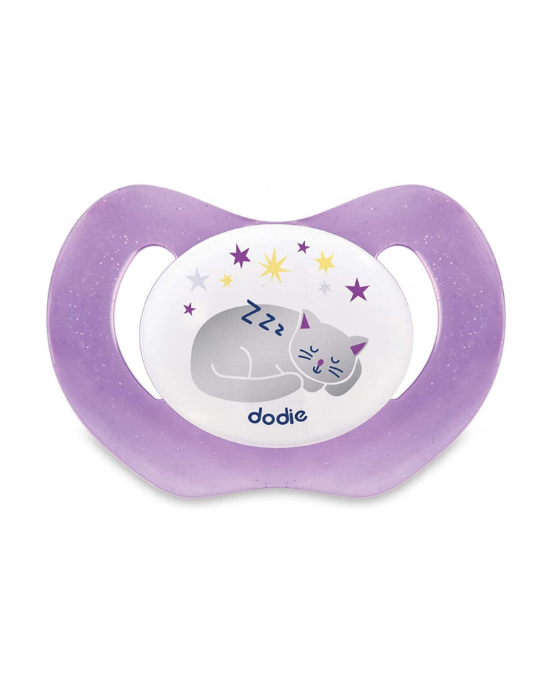 Dodie Physiological Silicone Pacifier 18m+ - Cat Night