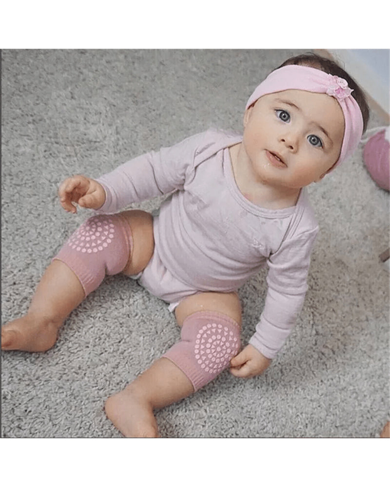 Baby Anti-Slip Knee Protectors - Pink