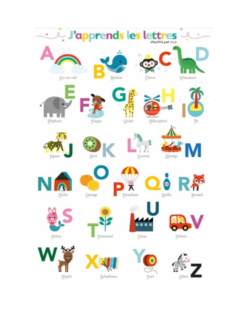 Mon Poster Éducatif : L'Alphabet