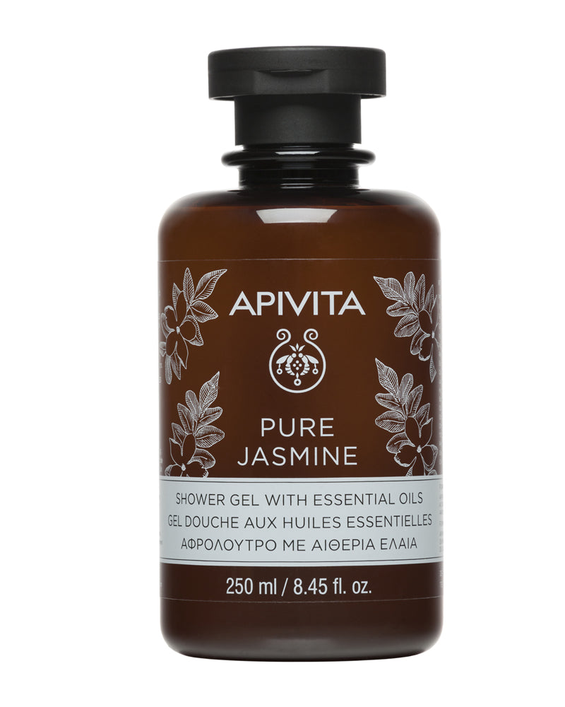 Apivita Gel douche aux huiles essentielles de jasmine - 250ml