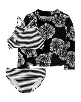 Maillot de bain 3 Pièces Carter's - Noir & Blanc