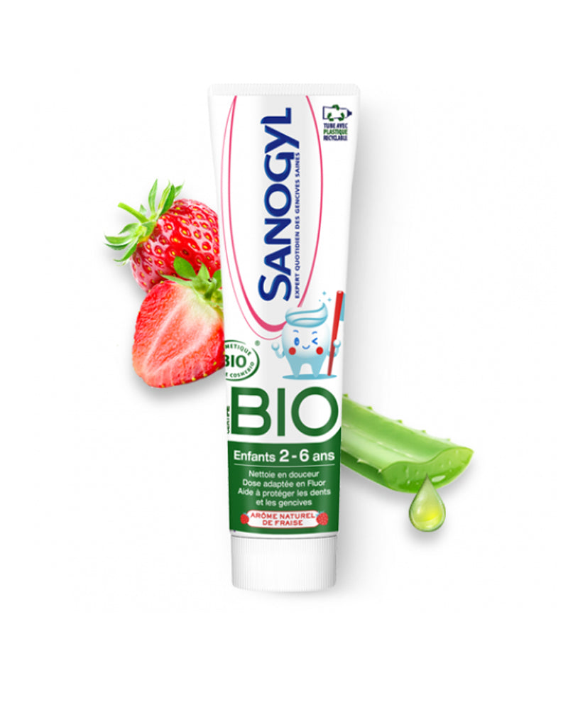 SANOGYL Dentifrice Bio Enfants Fraise - 50ml