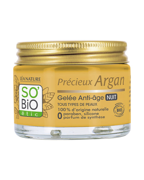 So Bio Gelée de Nuit Anti-Âge - Précieux Argan 40 ml