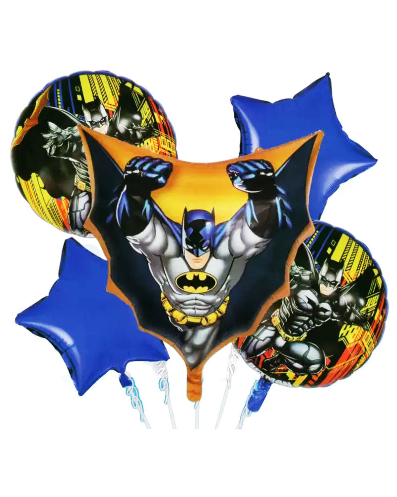 Pack Batman 5 Pièces de Décoration Pour L'Anniversaire