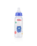 Nûby biberón cuello estándar flujo lento 0m+ 240ml - Oso