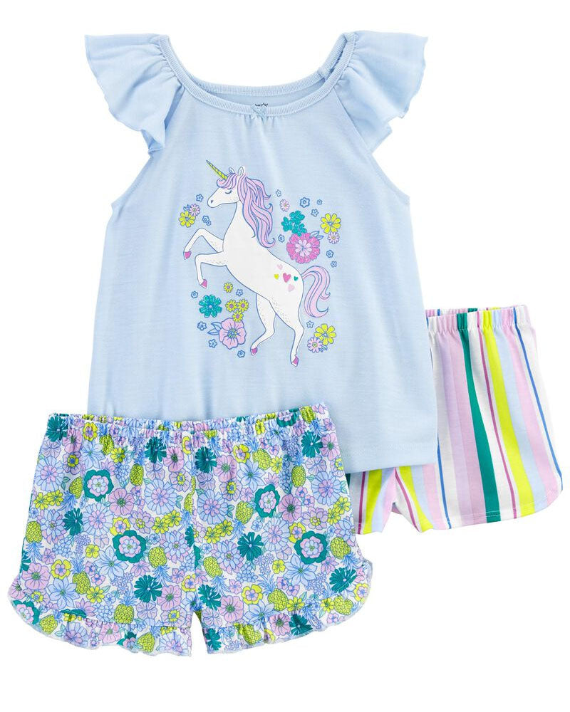 Pyjama 3 Pièces Carter's - Licorne