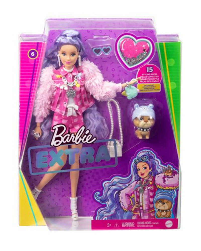 Barbie Fashionista Extra Millie Purple Hair 3 years+