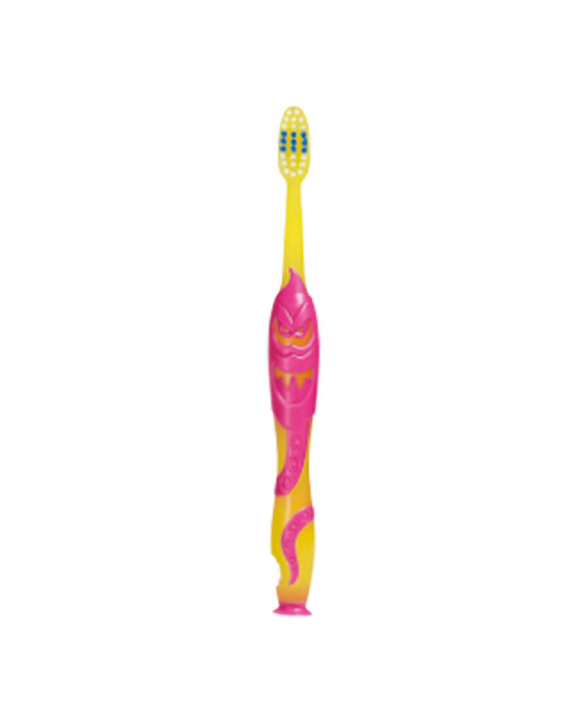 Elgydium Brosse à Dent Monster 2-6ans - Rose