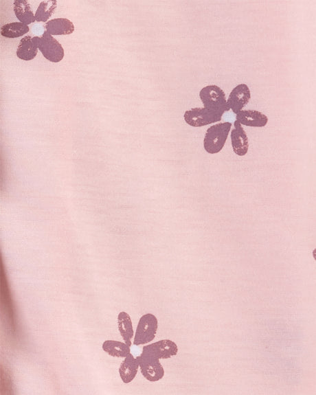 Pyjama 2 pièces Carter's - Fleurs Mauve