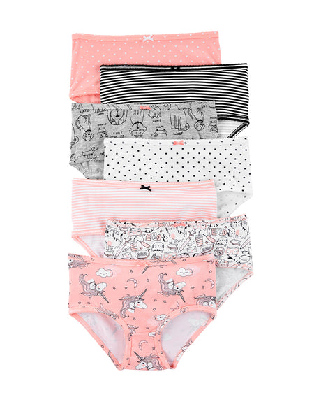 Lot de 7 culottes en coton stretch Carter's - Licorne