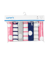 Lot de 7 culottes en coton extensible Carter's - Multi