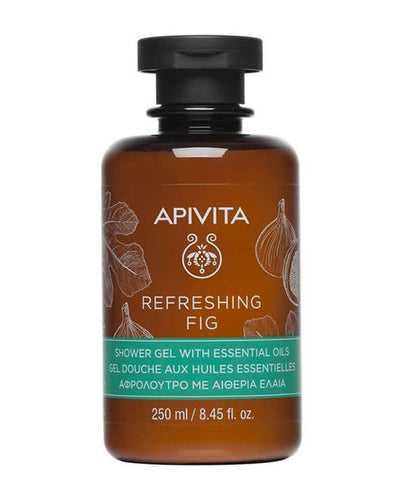 Apivita Gel douche figue rafraîchissante aux huiles essentielles - 250ml