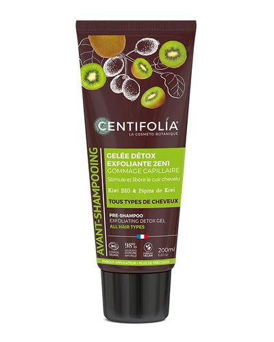 Avant-shampoing gélee détox exfoliante 200ml Bio 3A+ - Centifolia