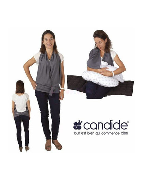 Candide Anthracite Grey Nursing Top