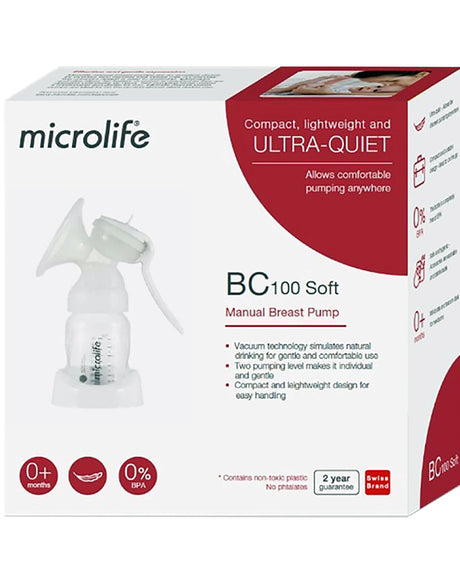 Microlife Tire Lait Manual Breast Pump BC100 Soft