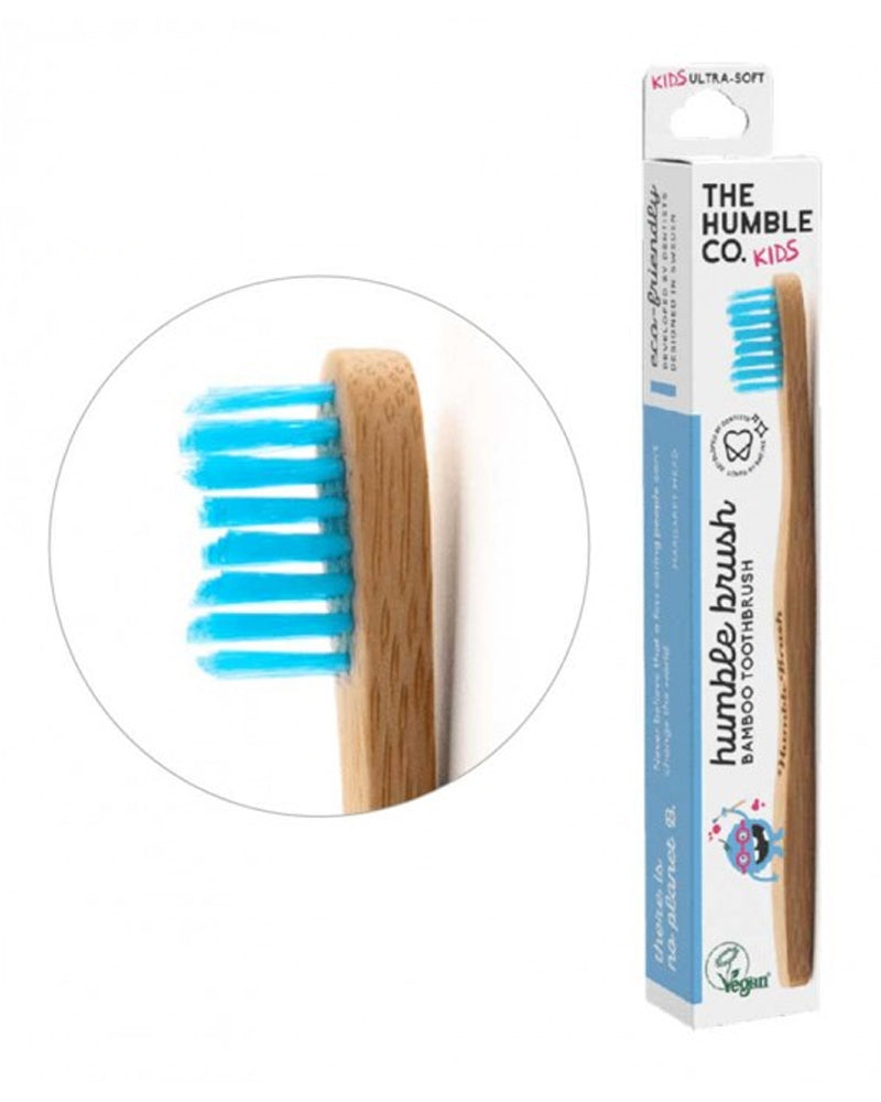 The Humble Co. Brosses à dents en bambou - Bleu