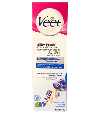 Veet Crème Dépilatoire Peau Sensible - 100ml