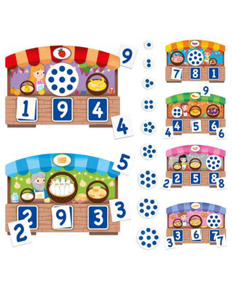 Loto tactile des chiffres Montessori Headu - 3-6ans