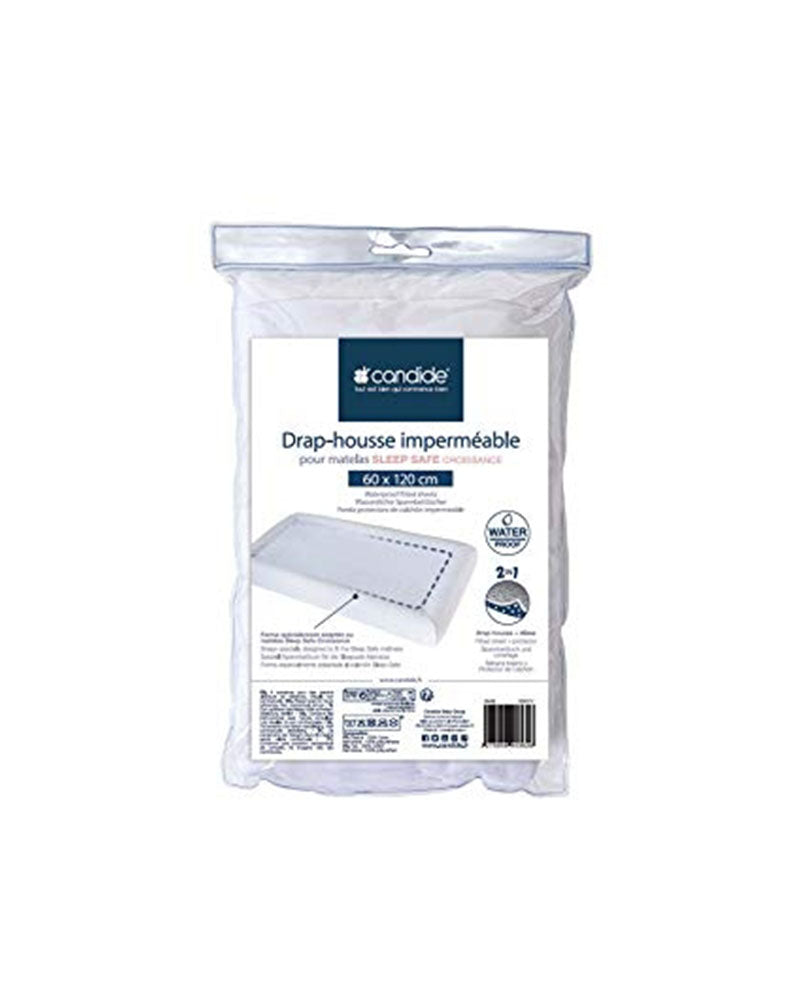 Candide 60×120 Waterproof Fitted Sheet