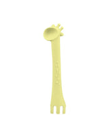 Kikkaboo Giraffe Silicone Spoon - Yellow
