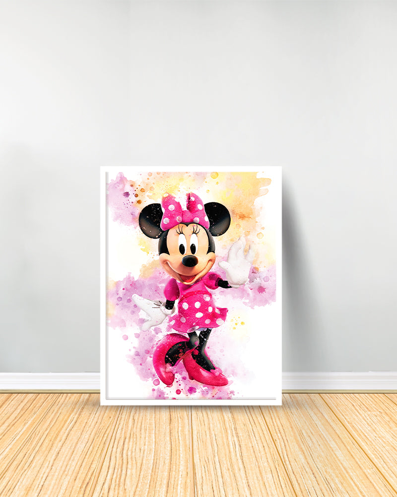 Decorative Table - Minnie Mouse - White