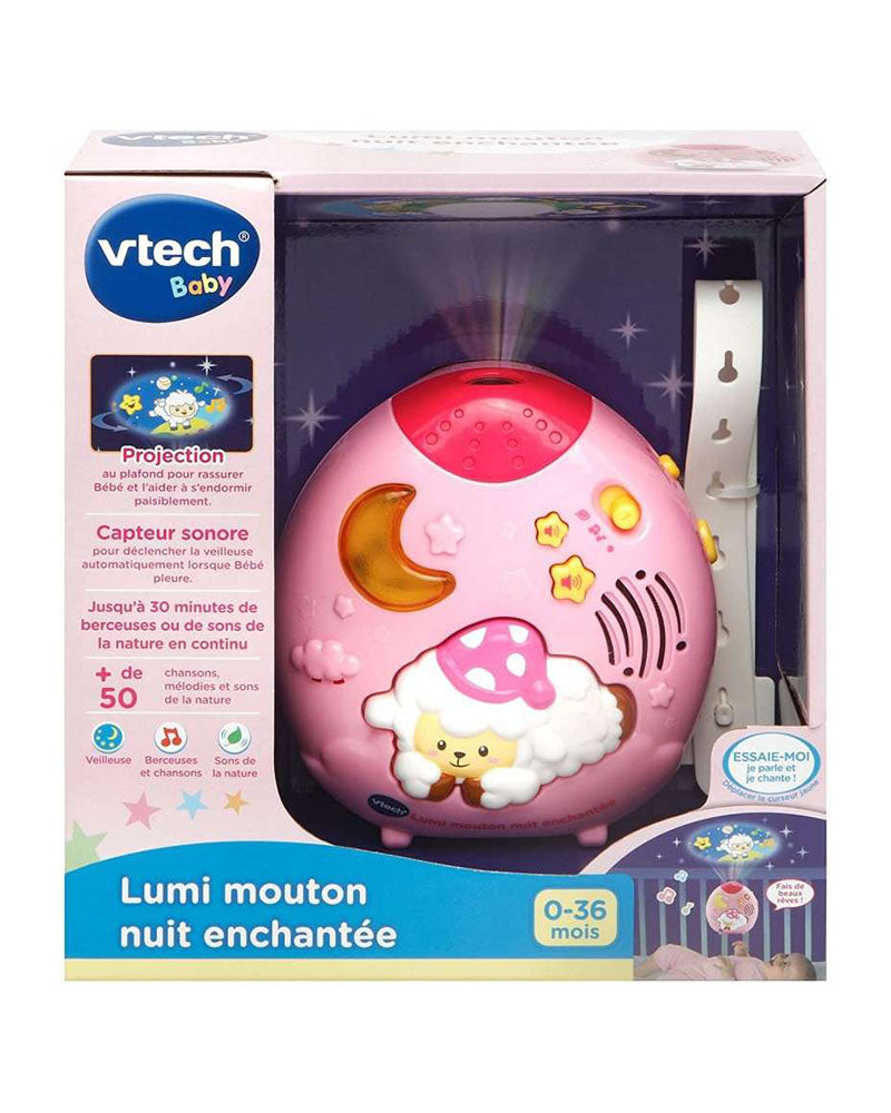 Vtech Lumi Mouton Rose Nuit enchantée 0-36m