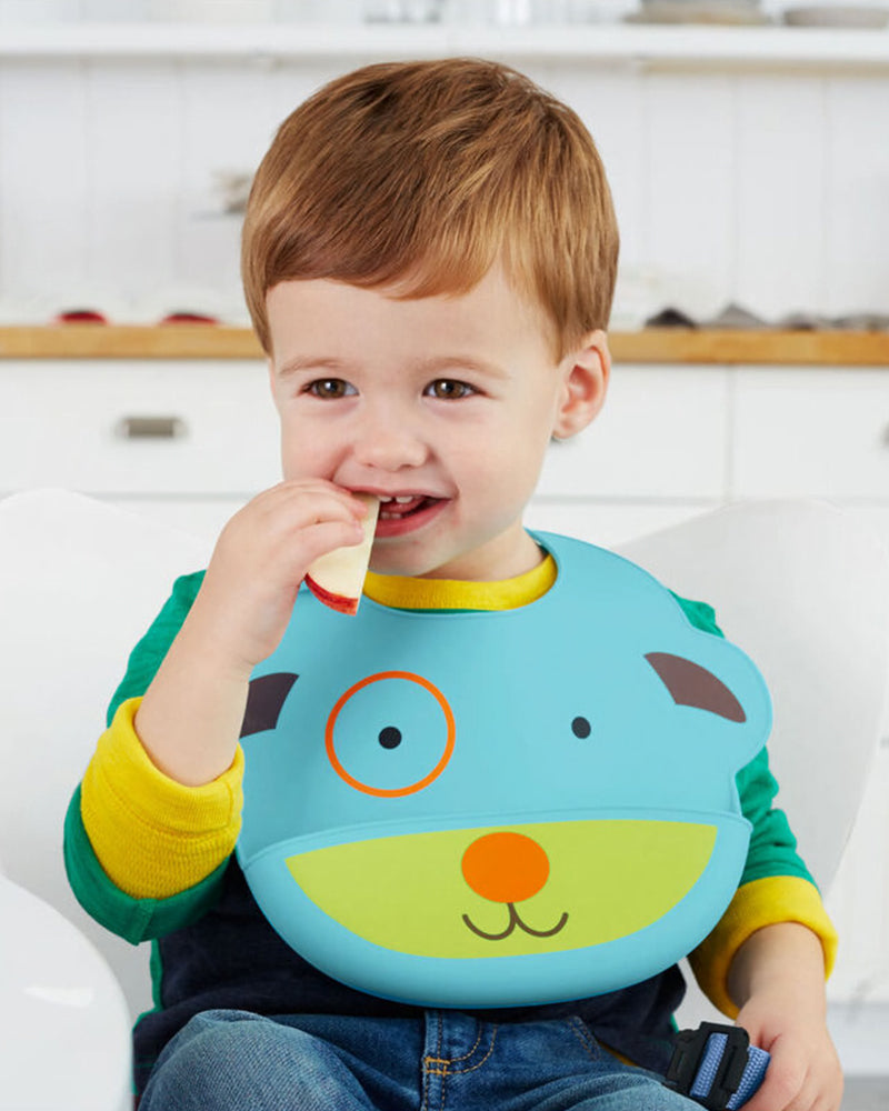 Skip Hop Bavoir Silicone Zoo - Chien