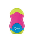 Maped Loopy 1-Use Eraser Sharpener - Pink