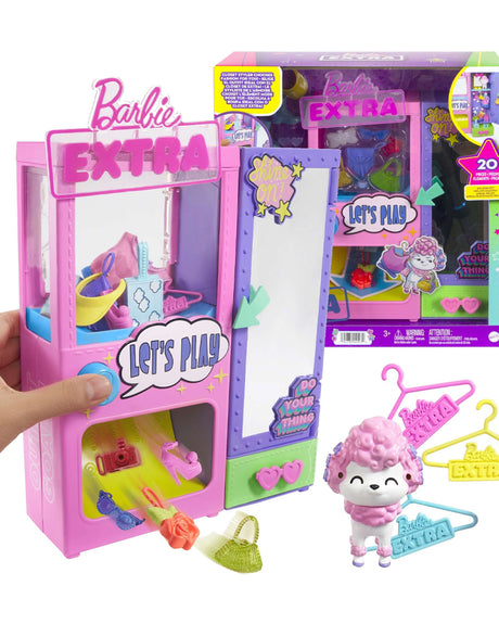 Barbie - Barbie Poupées Extra Coffret Distributeur Fashions 3A+