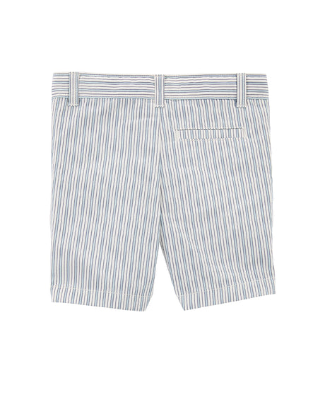 Carter's Striped Shorts - Blue & White