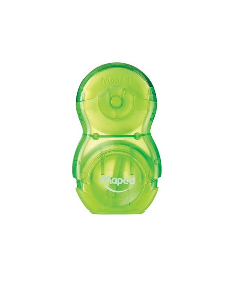 Maped Taille Crayon gomme loopy transluci - Vert