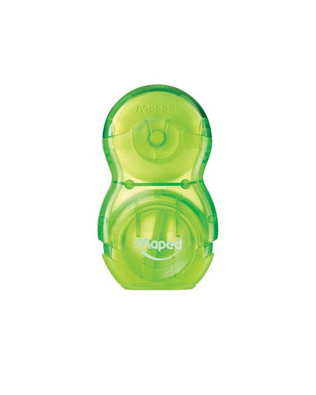 Maped Taille Crayon gomme loopy transluci - Vert