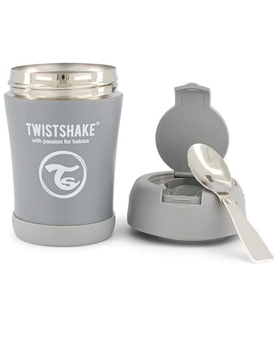 Twistshake Boîte Alimentaire Isotherme 350ml - Gris