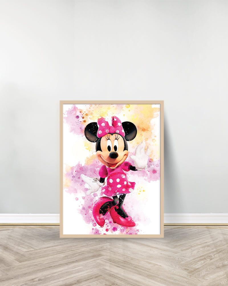 Un Tableau décoratif - Minnie Mouse - Bois