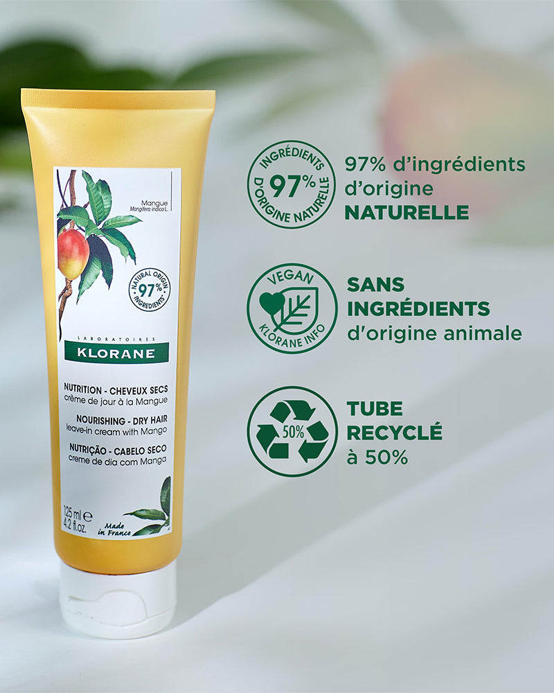 Klorane Crème de jour Nutrition à la Mangue - 125ml