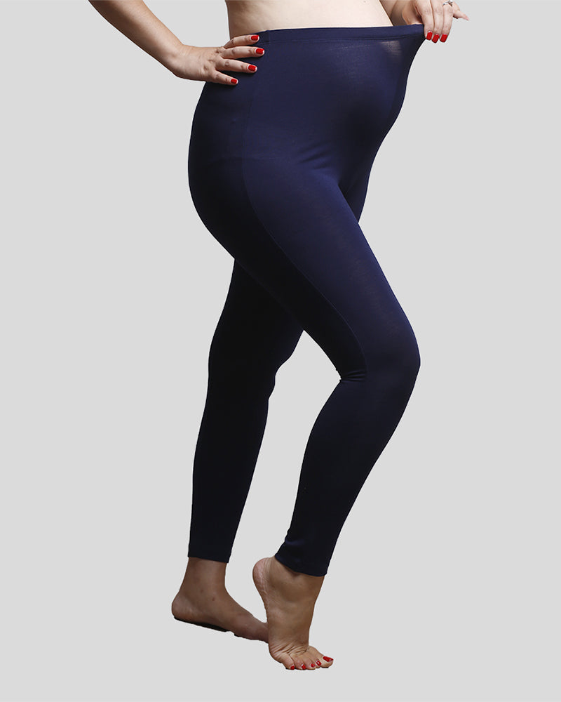 Maternity Leggings - Navy Blue