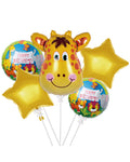 Pack Selva 5 Piezas De Decoración Para Cumpleaños