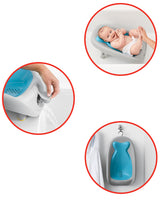 Skip Hop Baignoire Moby Recline & Rinse - Bleu & Gris