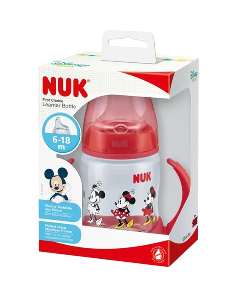 Tasse d'apprentissage NUK 150ml 6-18M - Mickey Rouge