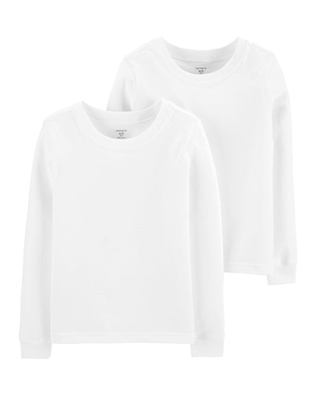 Lot de 2 T-shirt basic Carter's - Blanc