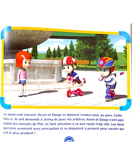 ROBOCAR POLI - I Learn Road Safety on a SCOOTER