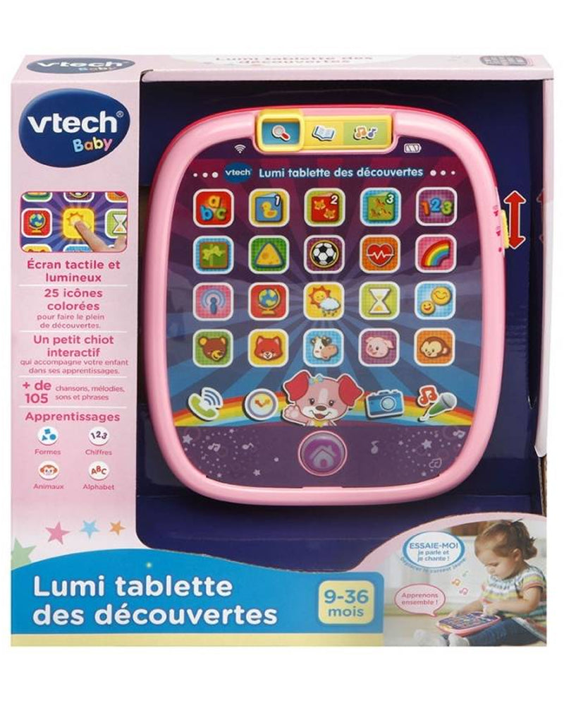 Vtech Lumi Tablette Des Découvertes Rose 9-36M