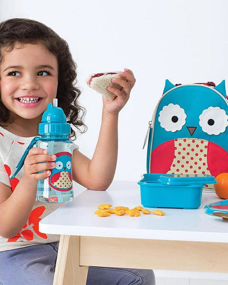Skip Hop Gourde à paille Zoo 350ml - Hibou