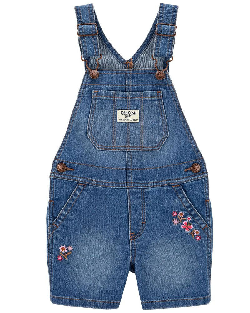 Salopette Short en Denim Avec Poche Brodée OshKosh